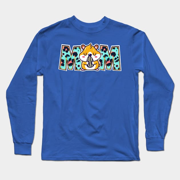 Hamster Mom Long Sleeve T-Shirt by cacostadesign